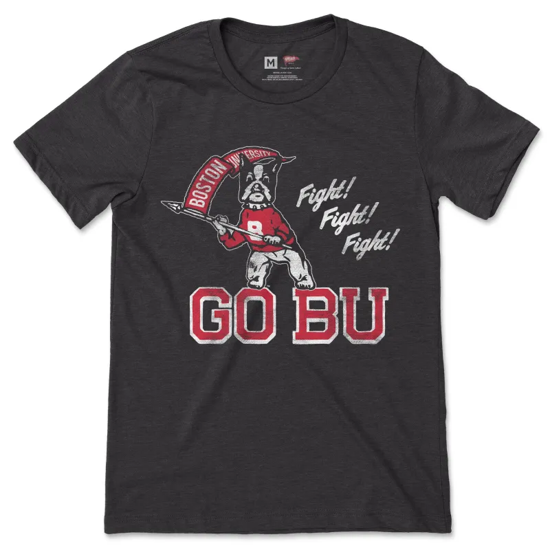 Boston University Vintage Fight Song Tee sold by Streaker Sports