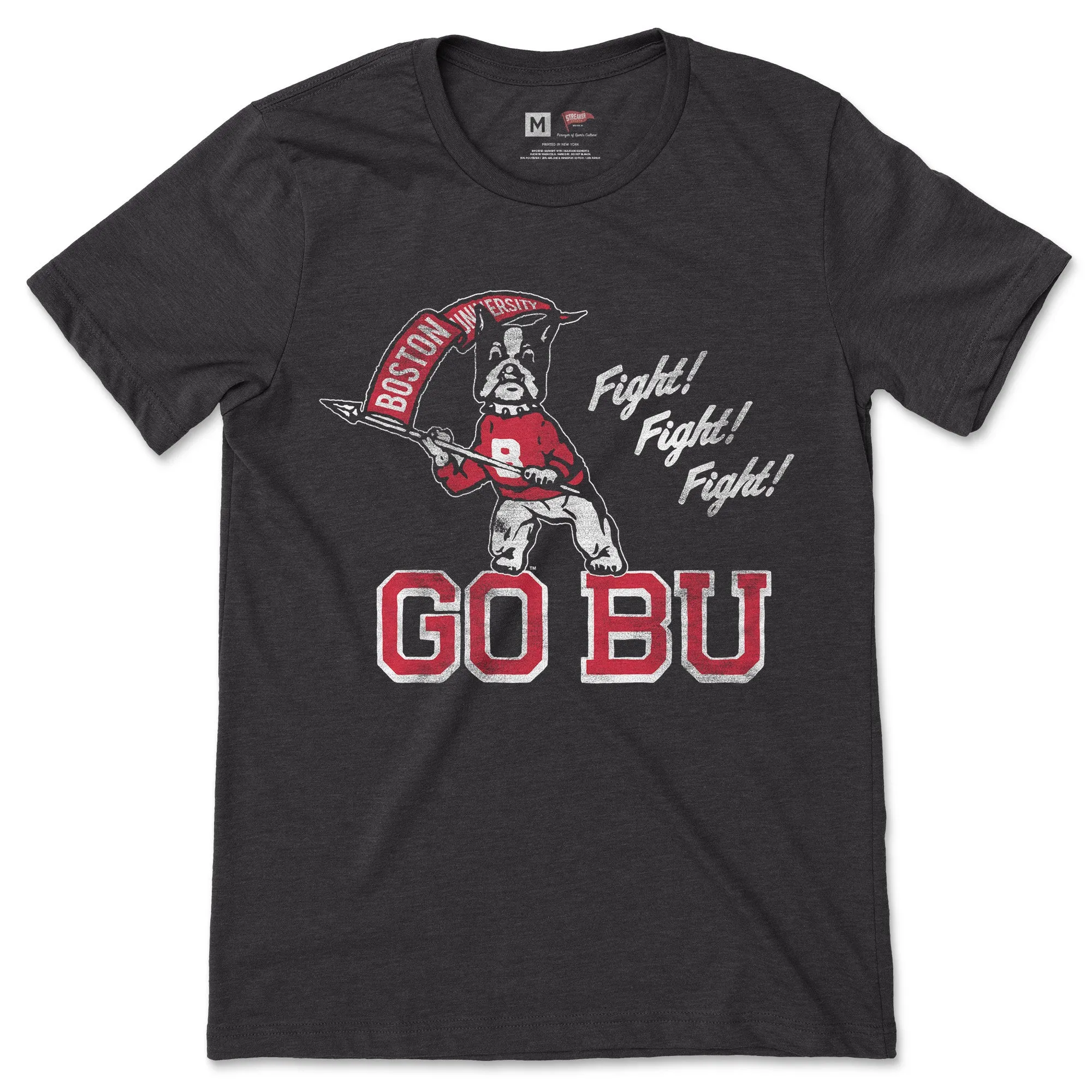 Boston University Vintage Fight Song Tee sold by Streaker Sports