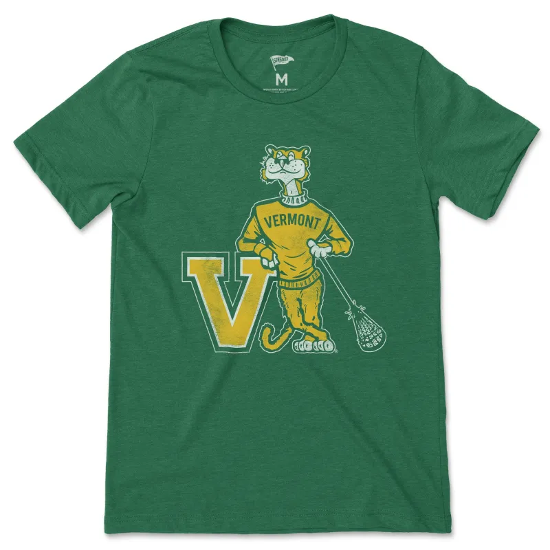 University of Vermont Vintage Charlie Lacrosse Tee sold by Streaker Sports