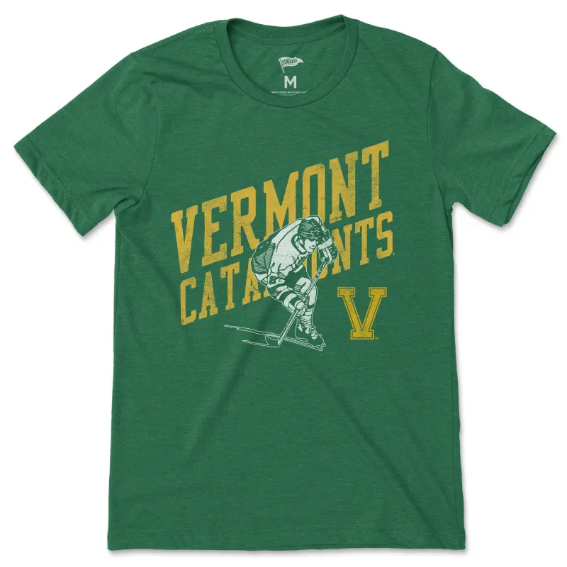 University of Vermont Vintage Hockey Tee sold by Streaker Sports