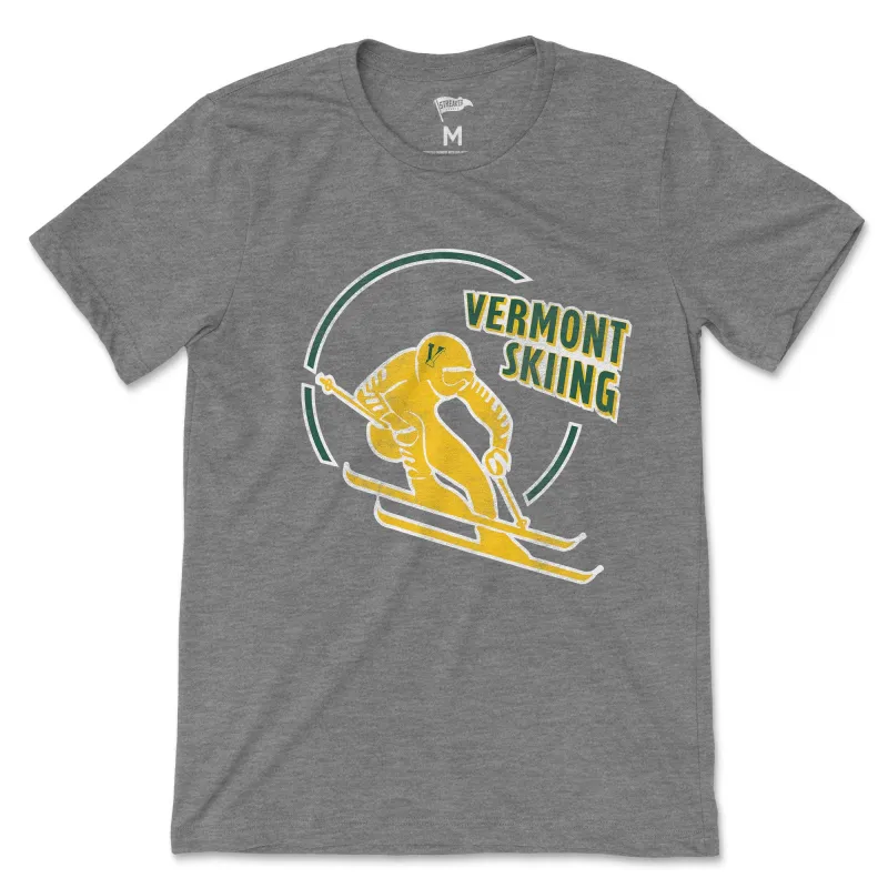 University of Vermont Vintage Ski Tee sold by Streaker Sports