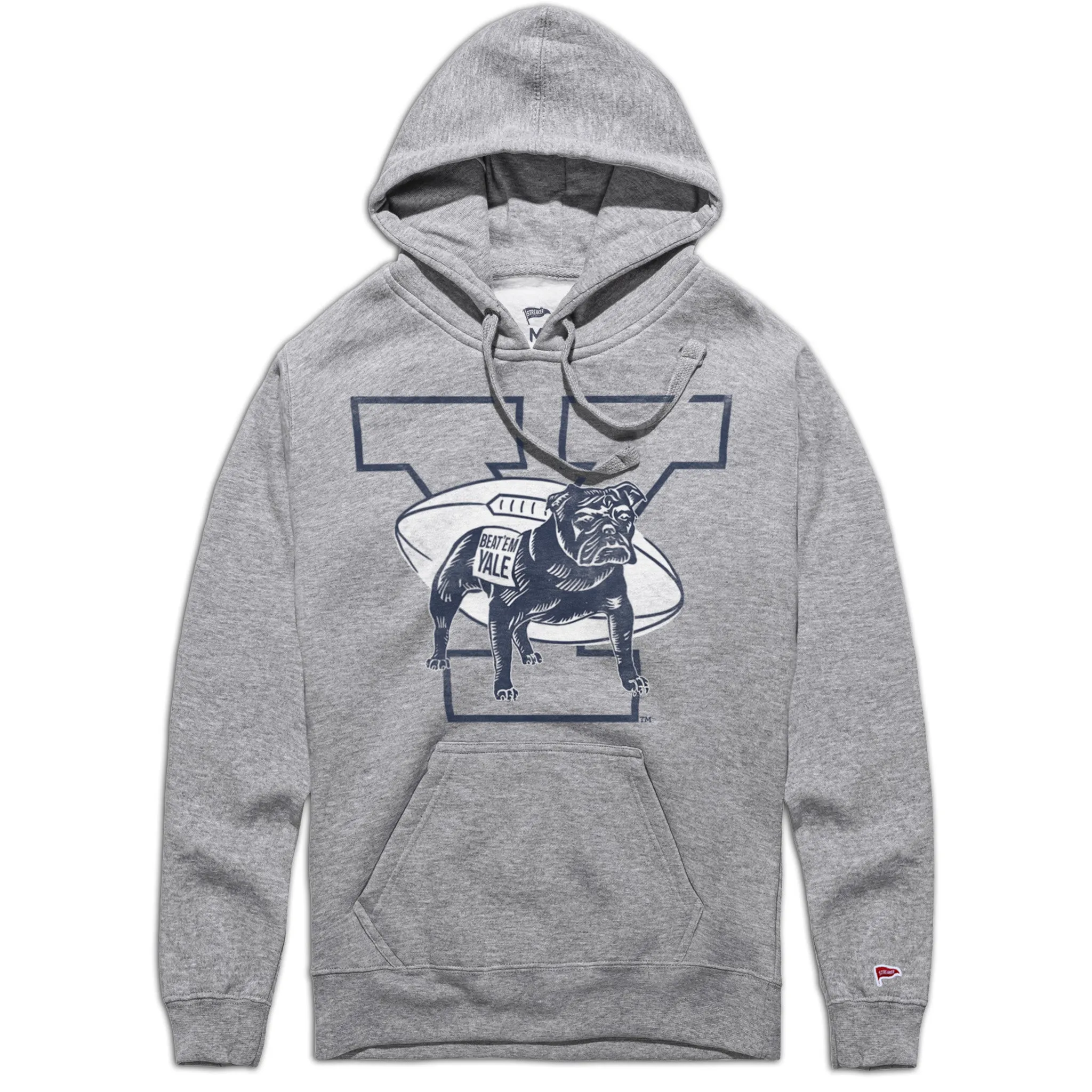 Yale Vintage Handsome Dan Football Hoodie sold by Streaker Sports