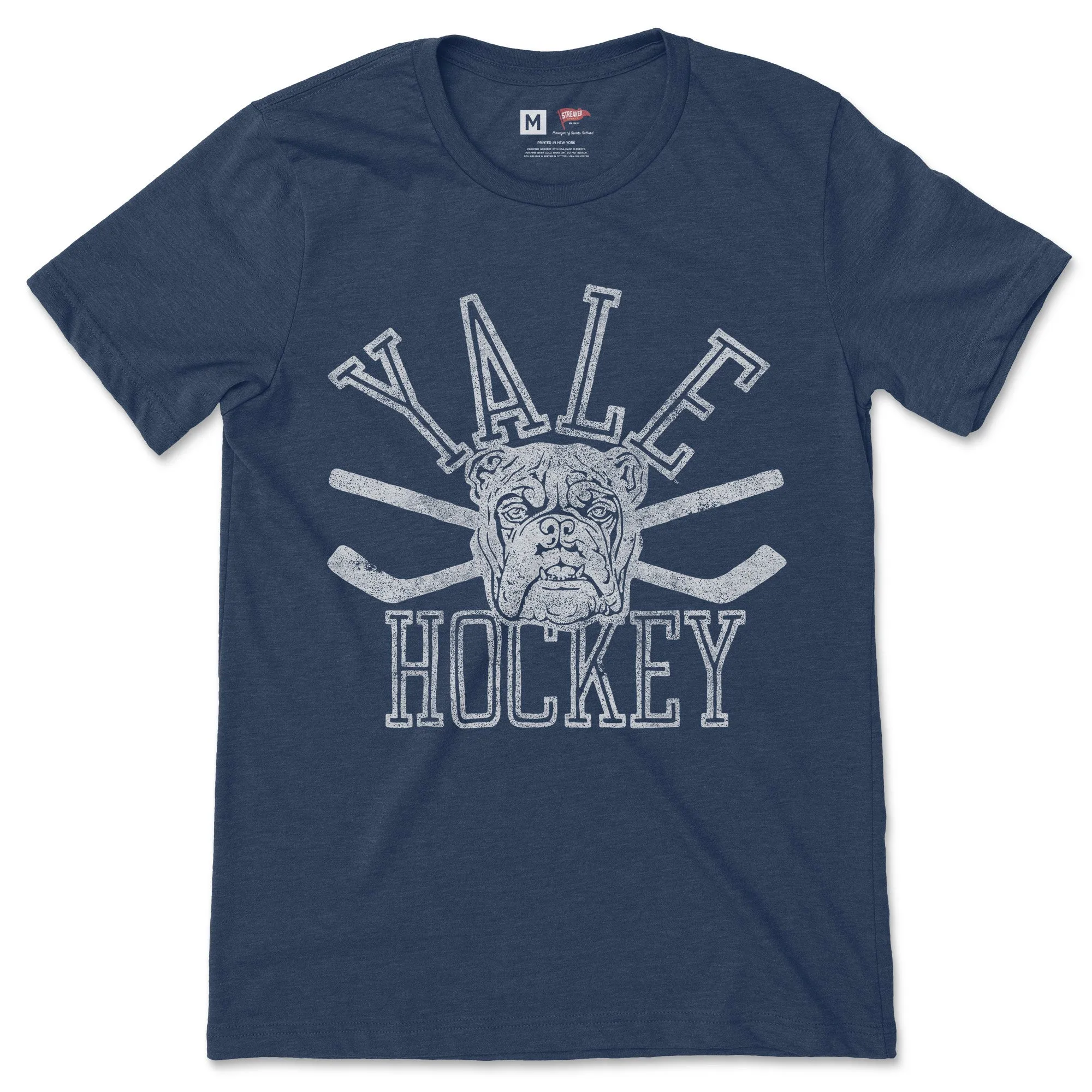 Yale Vintage Hockey Tee sold by Streaker Sports