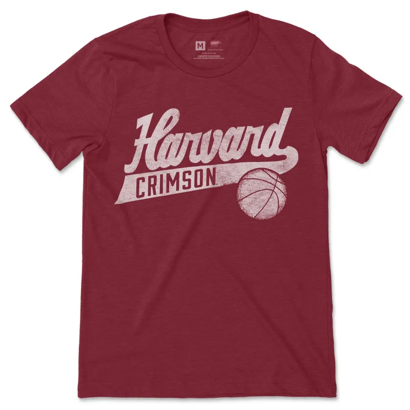 Harvard Vintage Basketball Script Tee sold by Streaker Sports