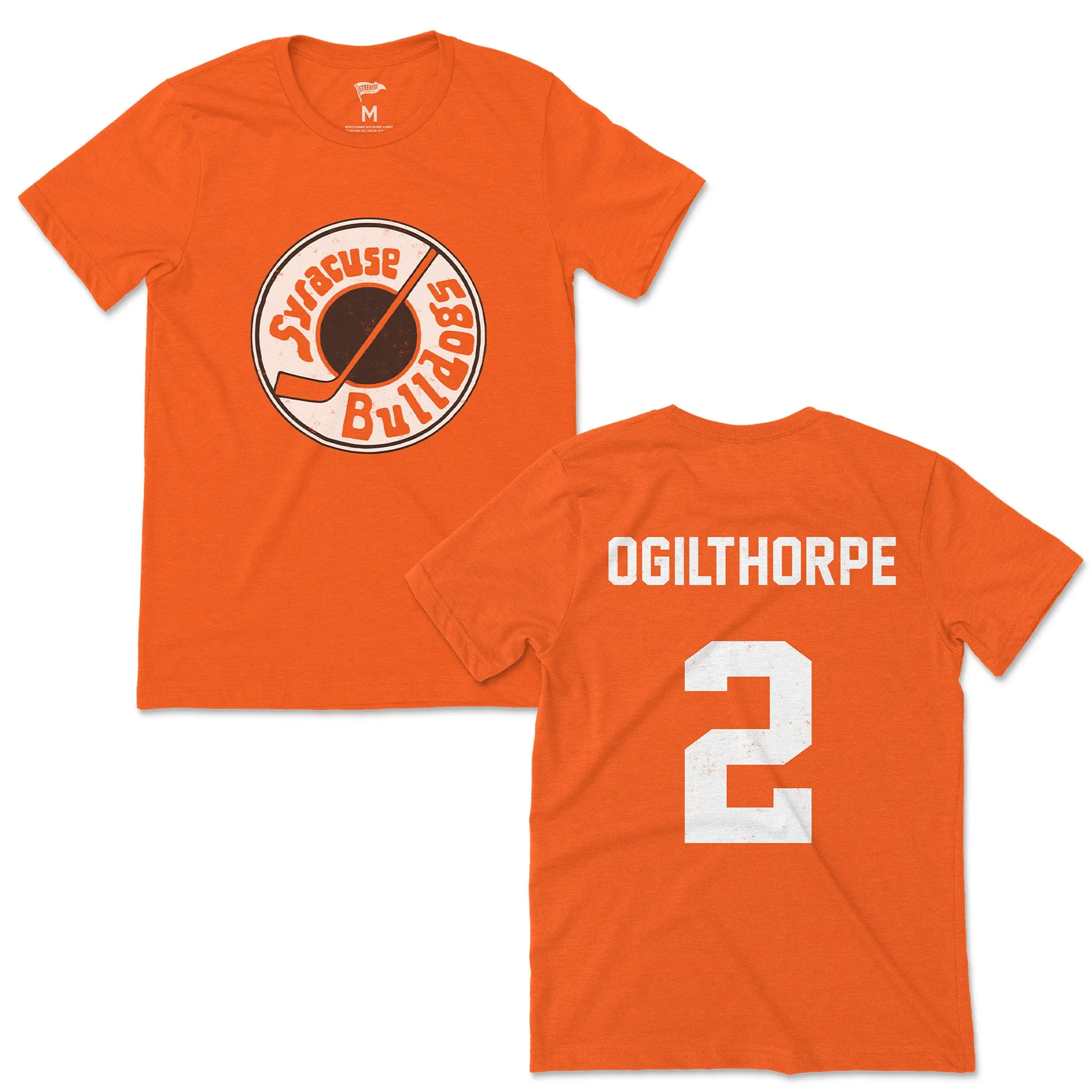 Slap Shot Syracuse Bulldogs Ogilthorpe Jersey Tee sold by Streaker Sports