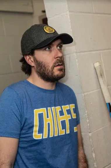 Charlestown Chiefs Reggie Dunlop Jersey Tee sold by Streaker Sports product image thumbnail 3