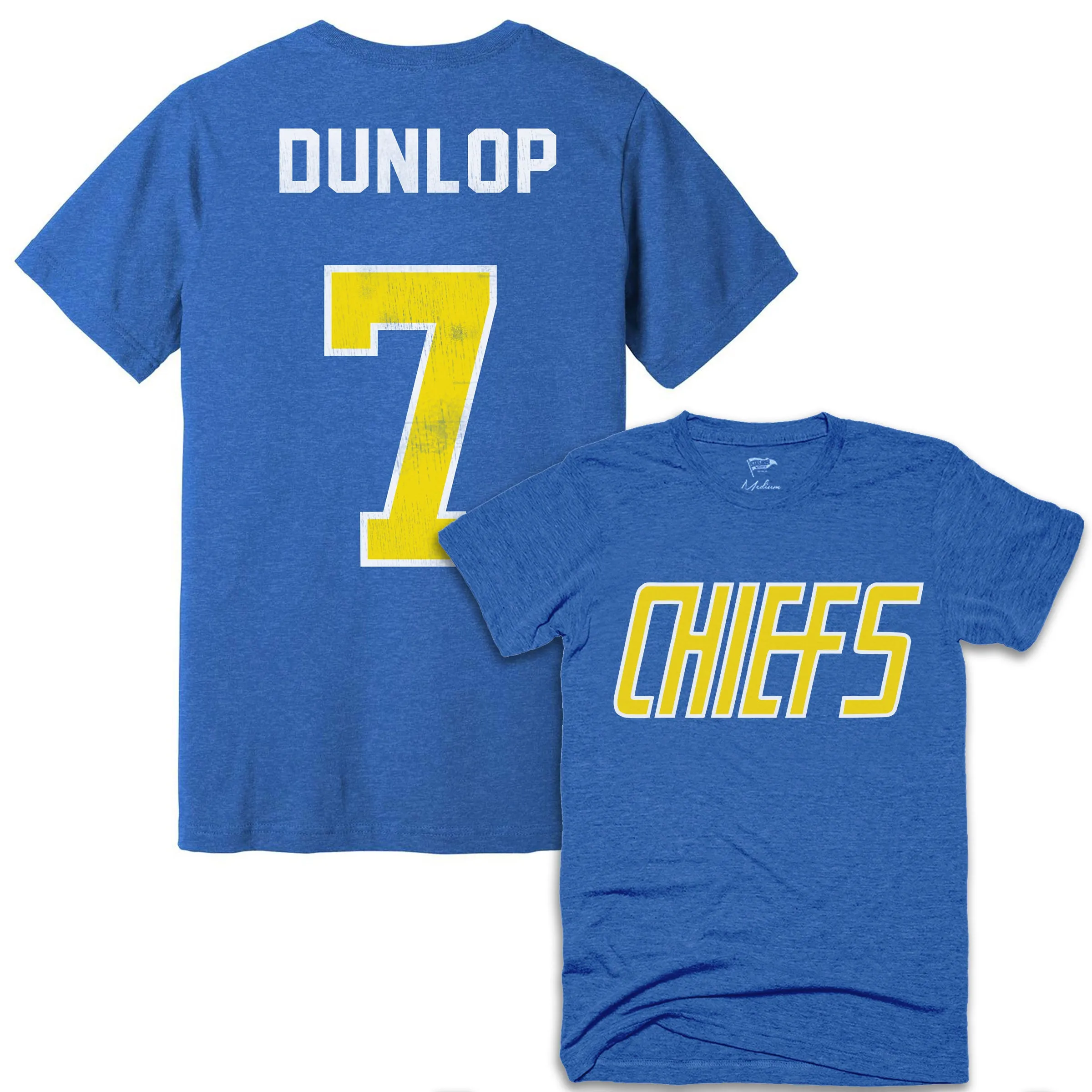Charlestown Chiefs Reggie Dunlop Jersey Tee sold by Streaker Sports