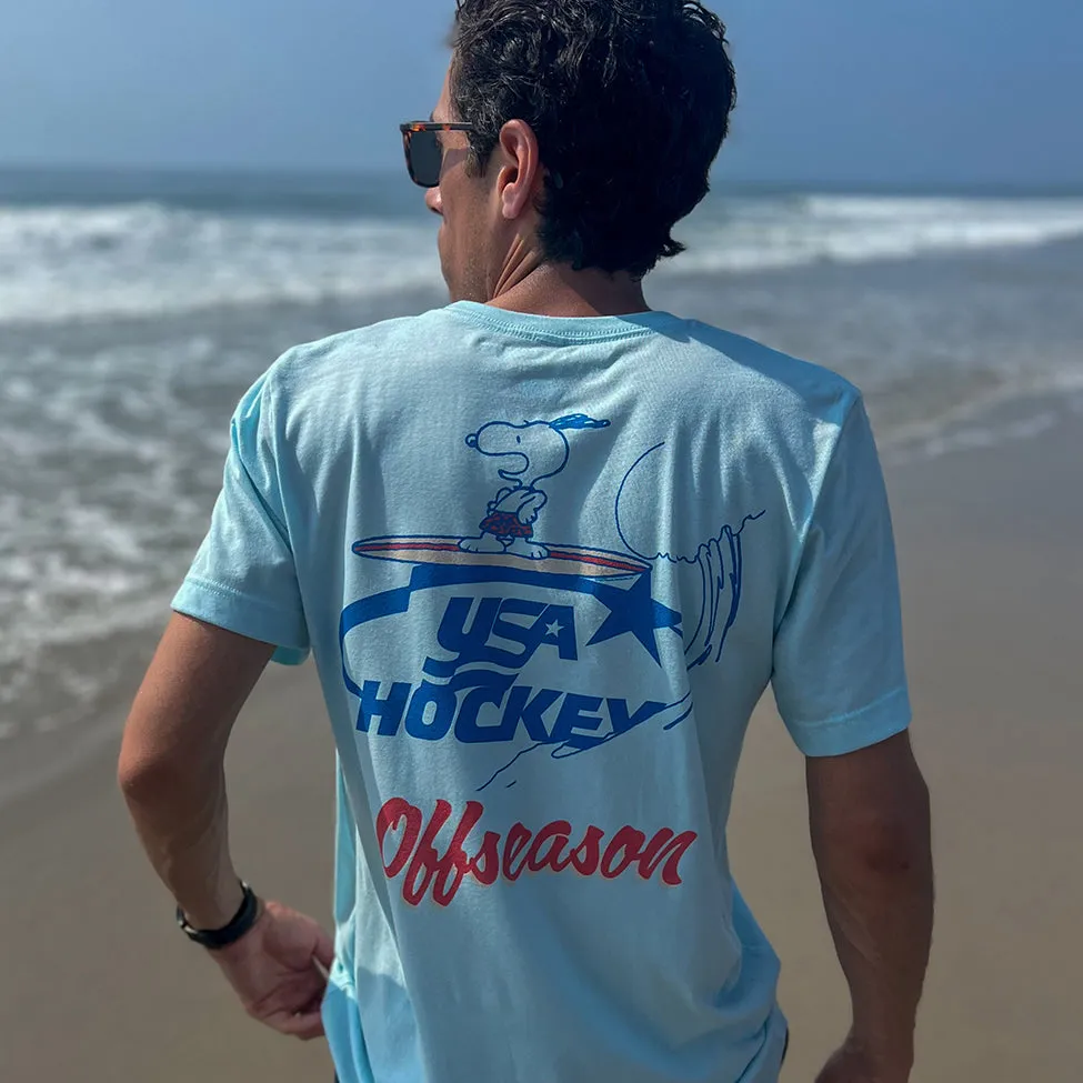 Peanuts x USA Hockey Offseason Surf Tee sold by Streaker Sports product image thumbnail 2