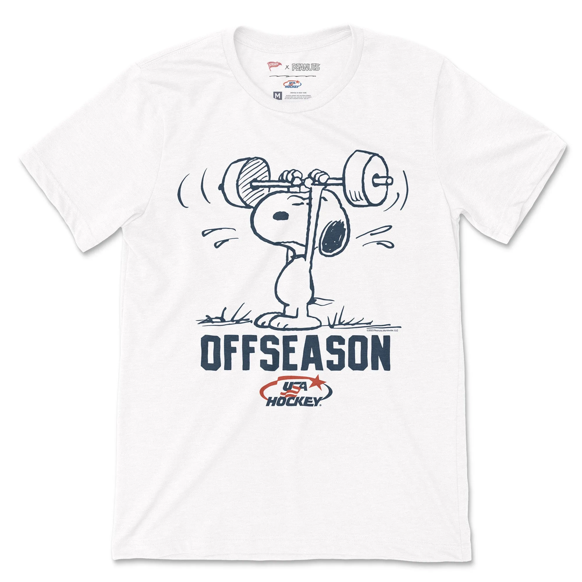 Peanuts x USA Hockey Offseason Training Tee sold by Streaker Sports