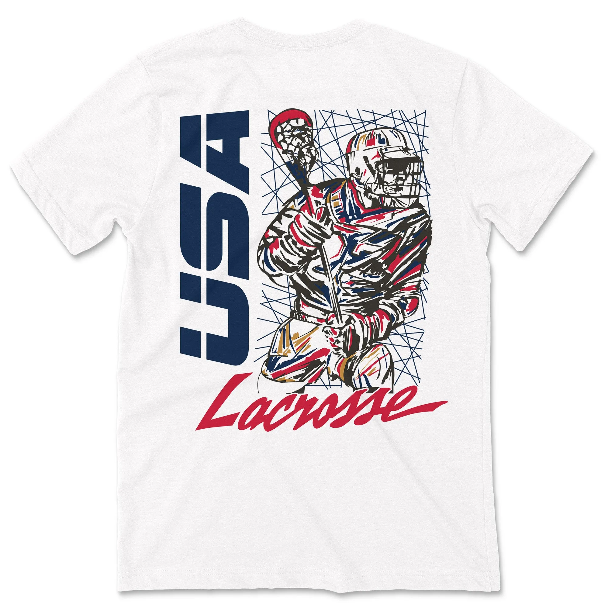 USA Lacrosse Retro Player Tee sold by Streaker Sports product image thumbnail 4