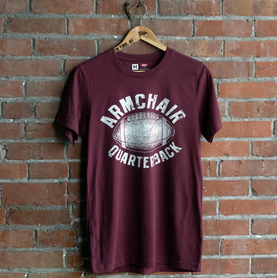 Armchair Quarterback Tee sold by Streaker Sports product image thumbnail 2