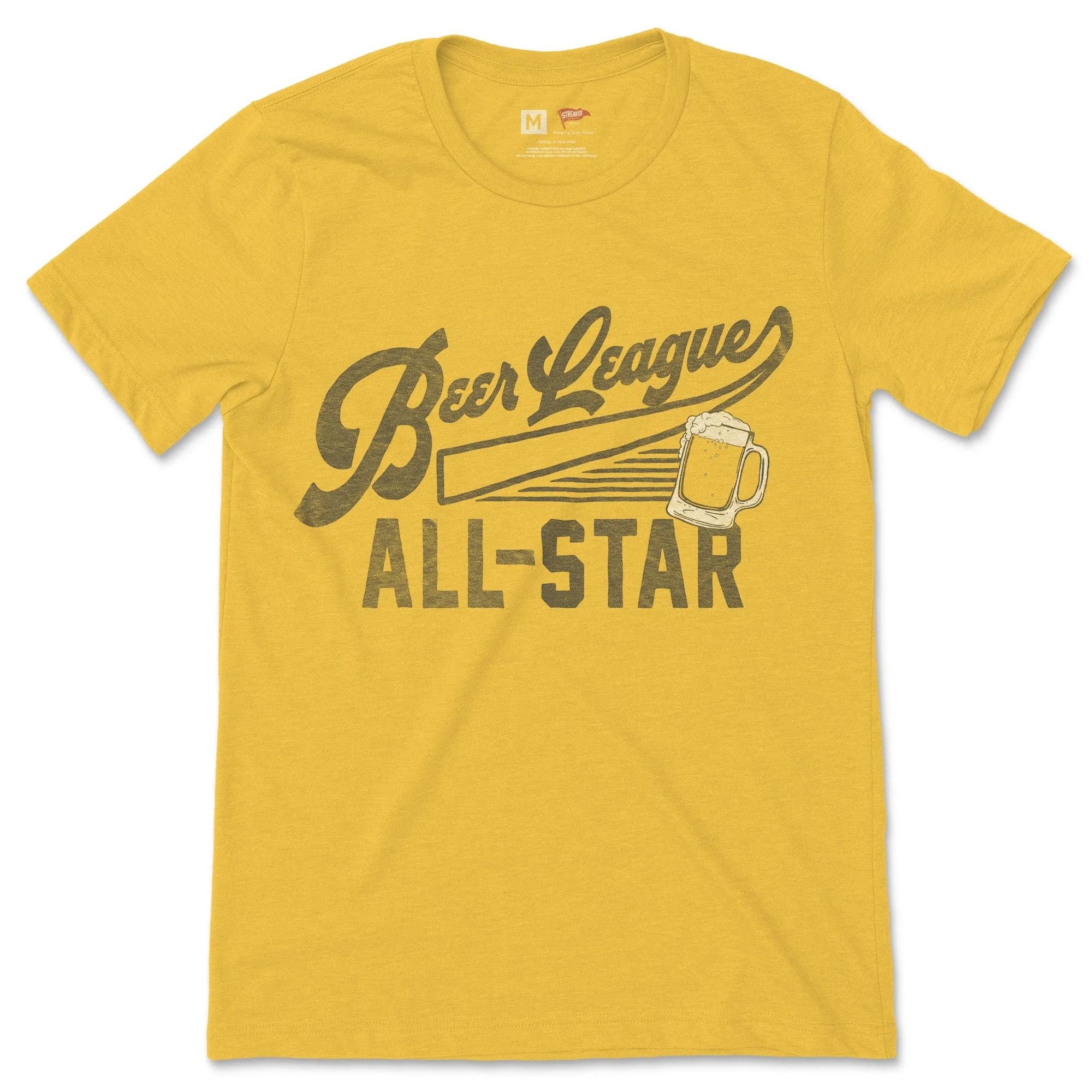 Beer League All-Star Tee sold by Streaker Sports