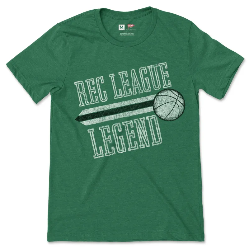 Rec League Legend Tee sold by Streaker Sports