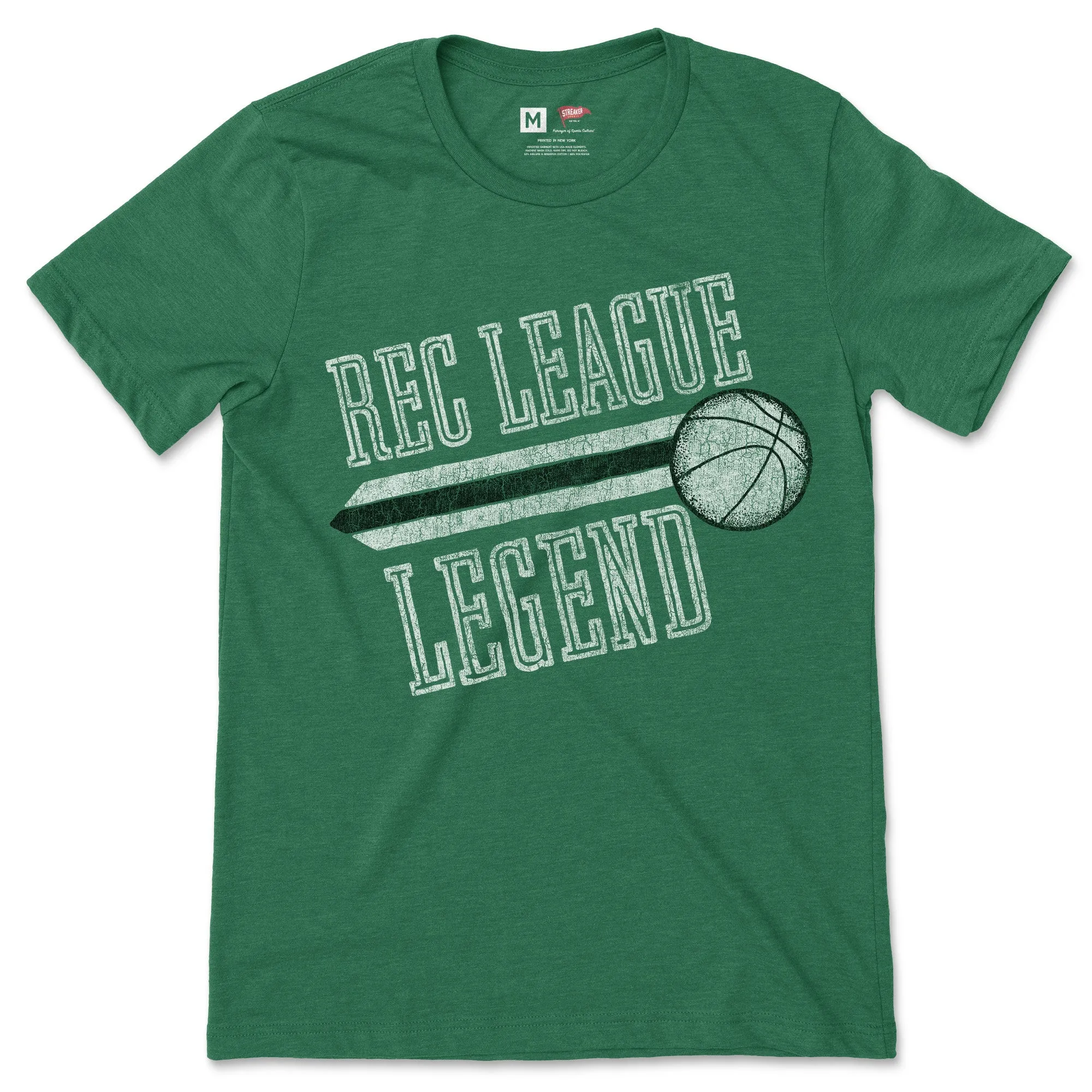 Rec League Legend Tee sold by Streaker Sports