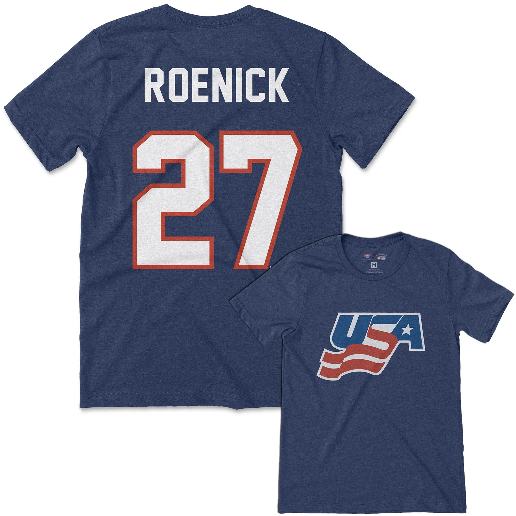 Team USA Jeremy Roenick Jersey Tee sold by Streaker Sports