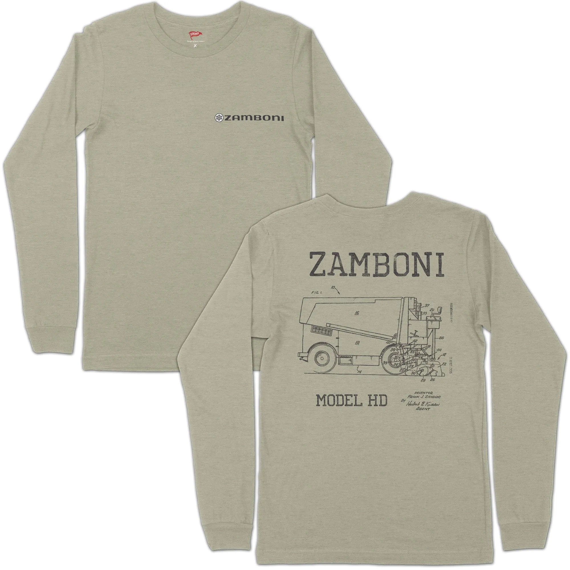 Zamboni Patent Tee sold by Streaker Sports
