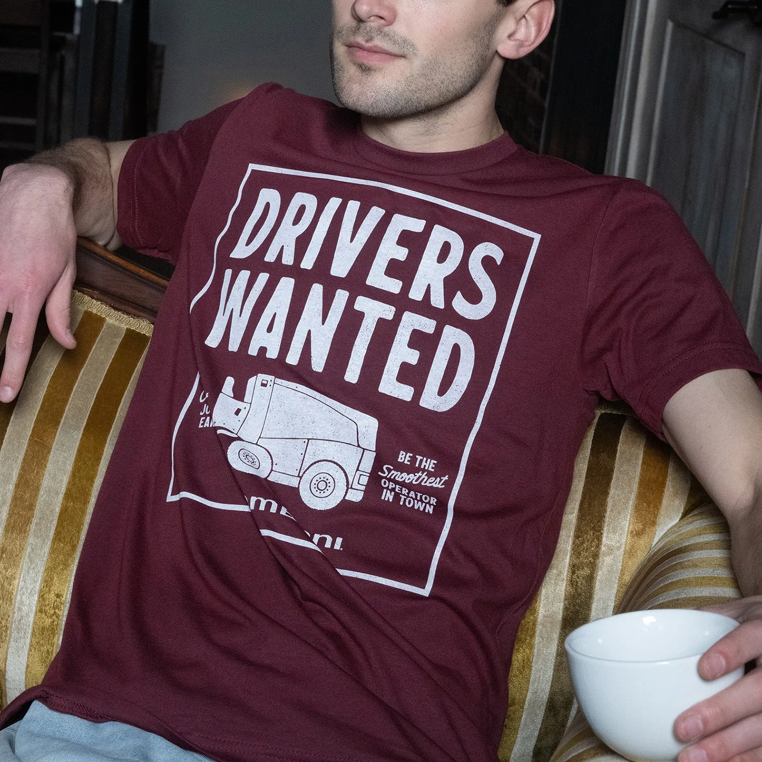 Zamboni Drivers Wanted Tee sold by Streaker Sports product image thumbnail 2