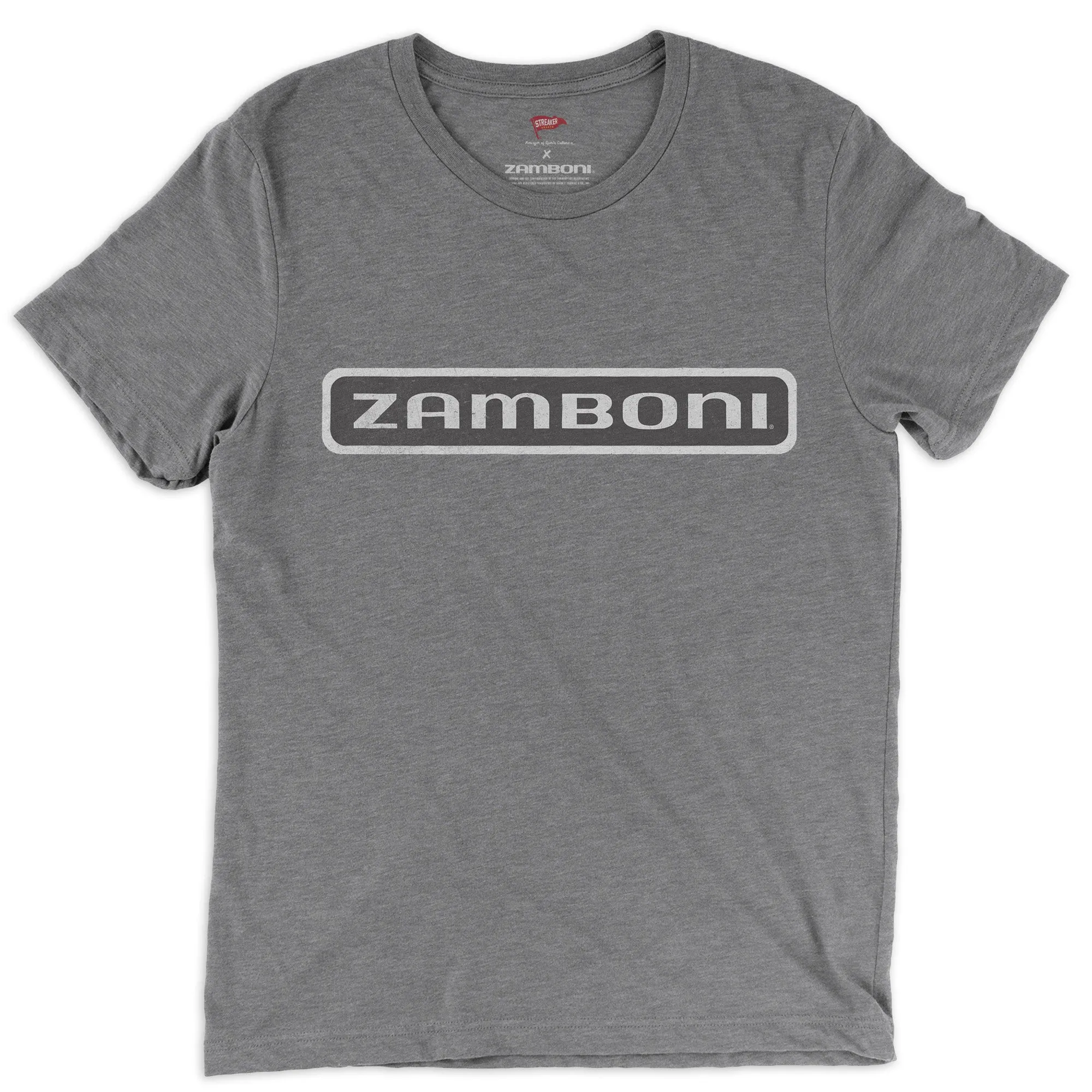 Zamboni Machine Nameplate Tee sold by Streaker Sports
