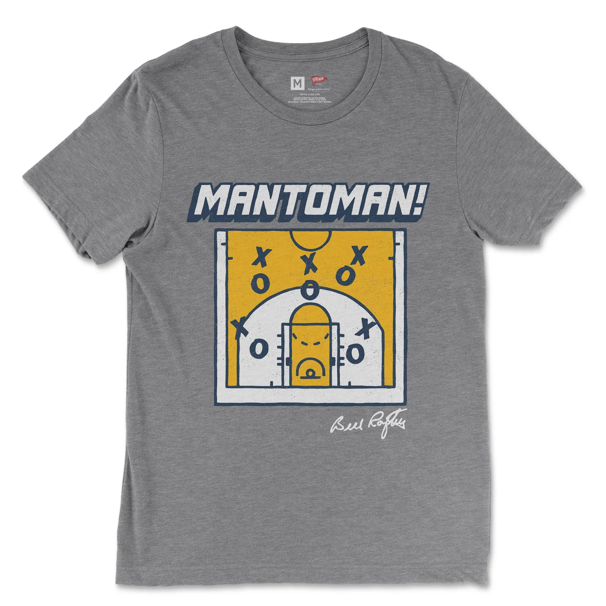 Bill Raftery MANTOMAN Tee sold by Streaker Sports