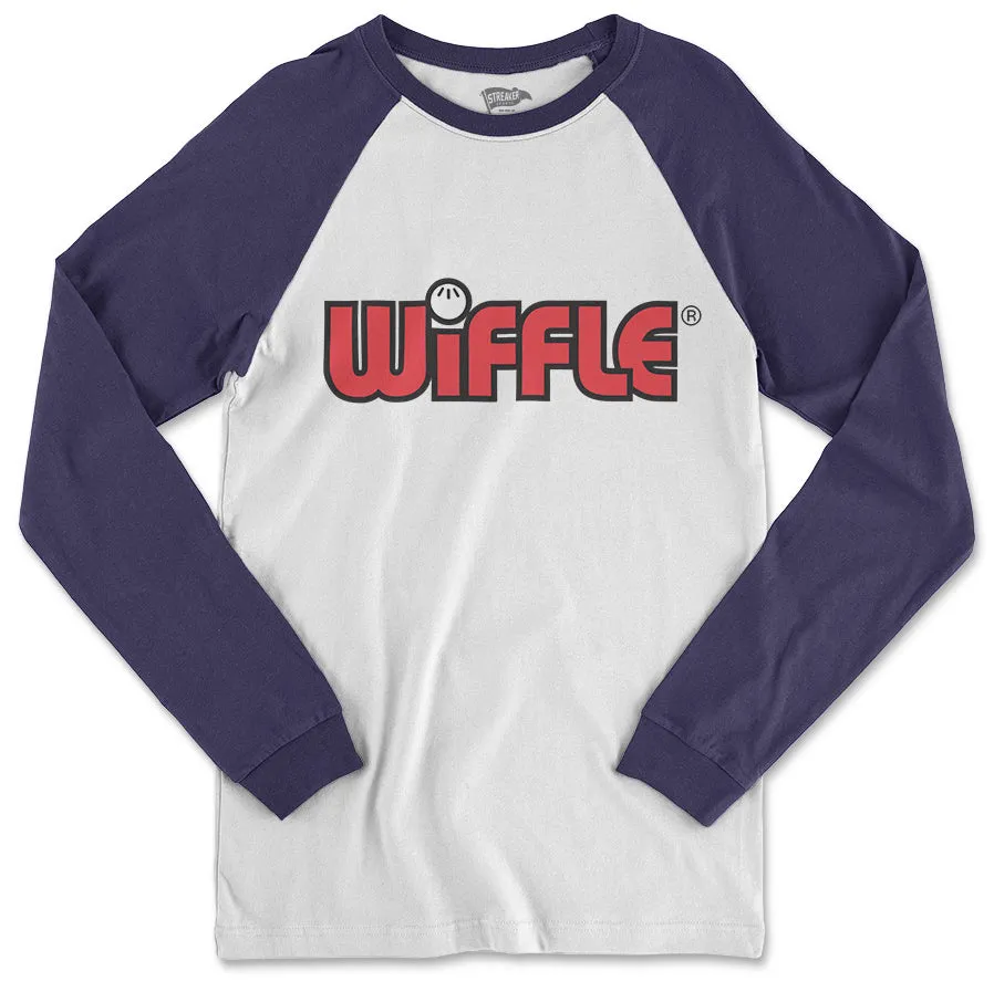 Wiffle Ball Logo Navy Baseball Shirt sold by Streaker Sports