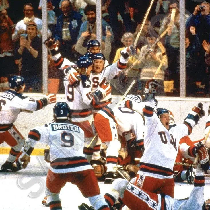 1980 USA Hockey Shield Crewneck Sweatshirt sold by Streaker Sports product image thumbnail 2