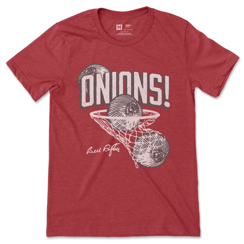 Bill Raftery Onions! Hoop Tee Cardinal sold by Streaker Sports