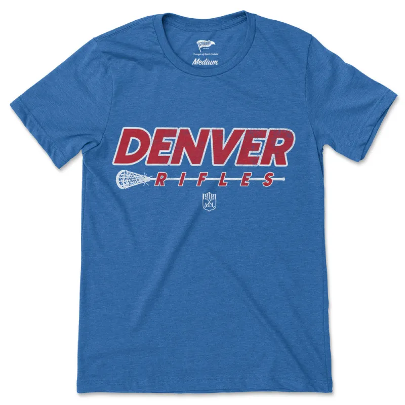1988 Denver Rifles Tee sold by Streaker Sports