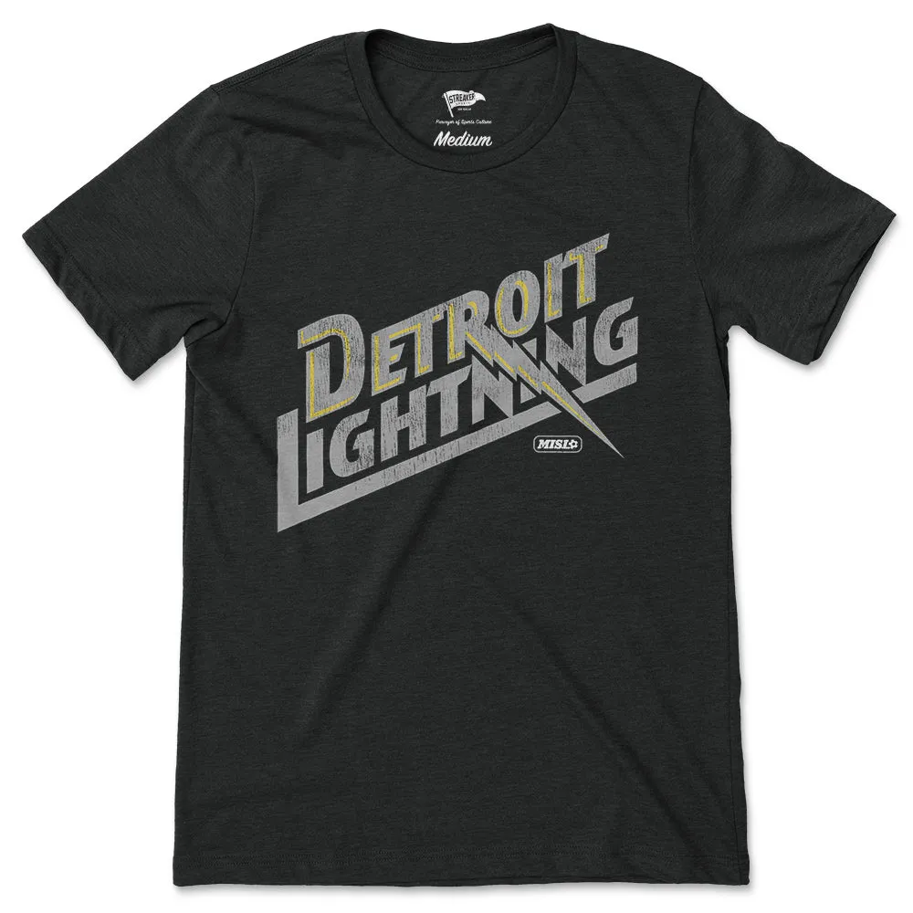 1979 Detroit Lightning Logo Tee sold by Streaker Sports