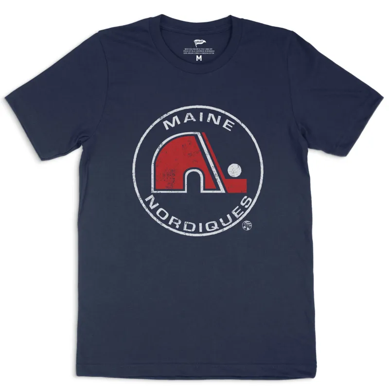 1973 Maine Nordiques Tee sold by Streaker Sports