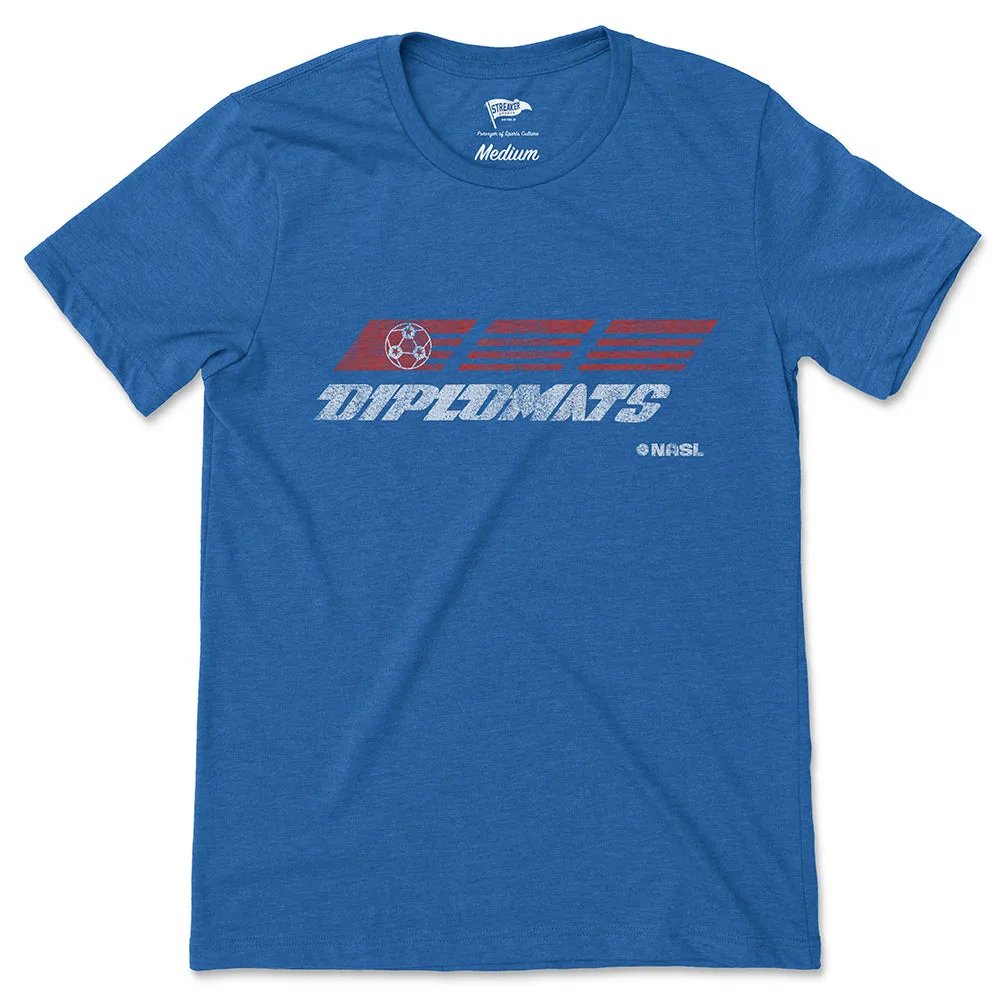 1981 Washington Diplomats Tee sold by Streaker Sports