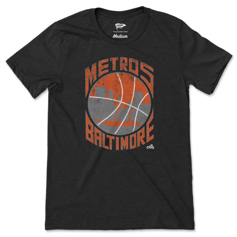 1978 Baltimore Metros Tee sold by Streaker Sports