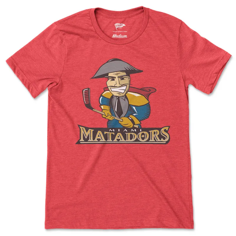 1998 Miami Matadors Tee sold by Streaker Sports