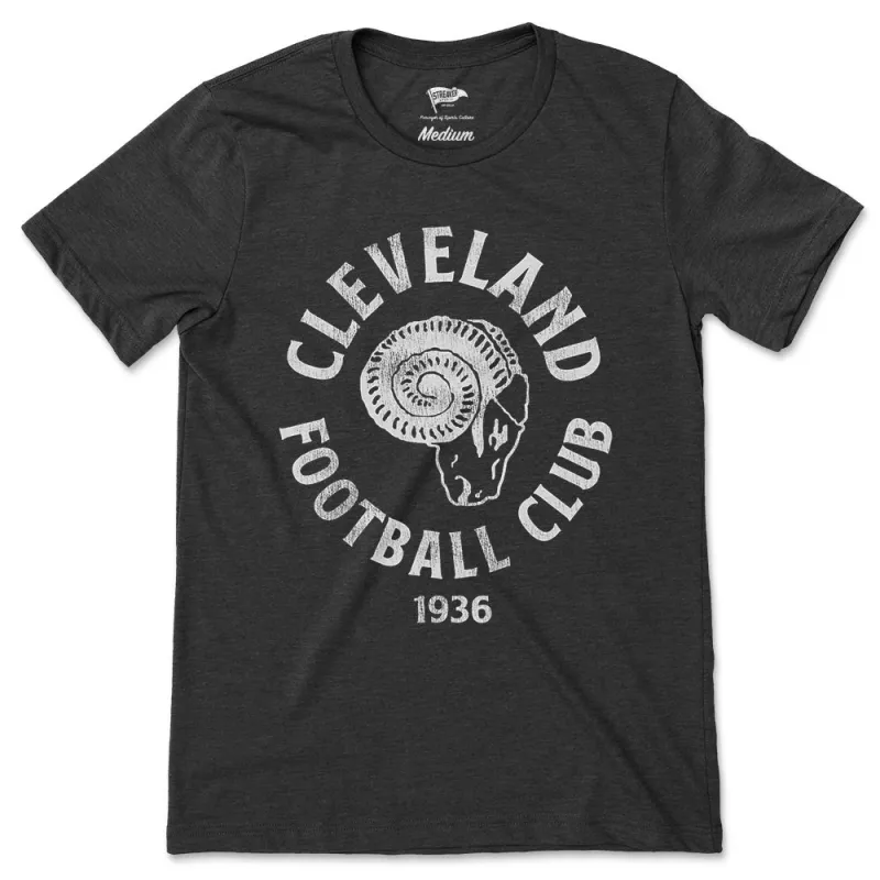 1936 Cleveland Rams Football Tee sold by Streaker Sports