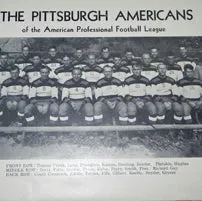 1936 Pittsburgh Americans Football Tee sold by Streaker Sports product image thumbnail 2