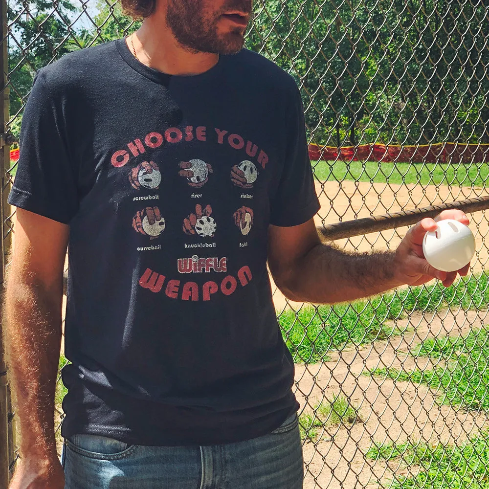 Wiffle Ball Choose Your Weapon Tee sold by Streaker Sports product image thumbnail 2