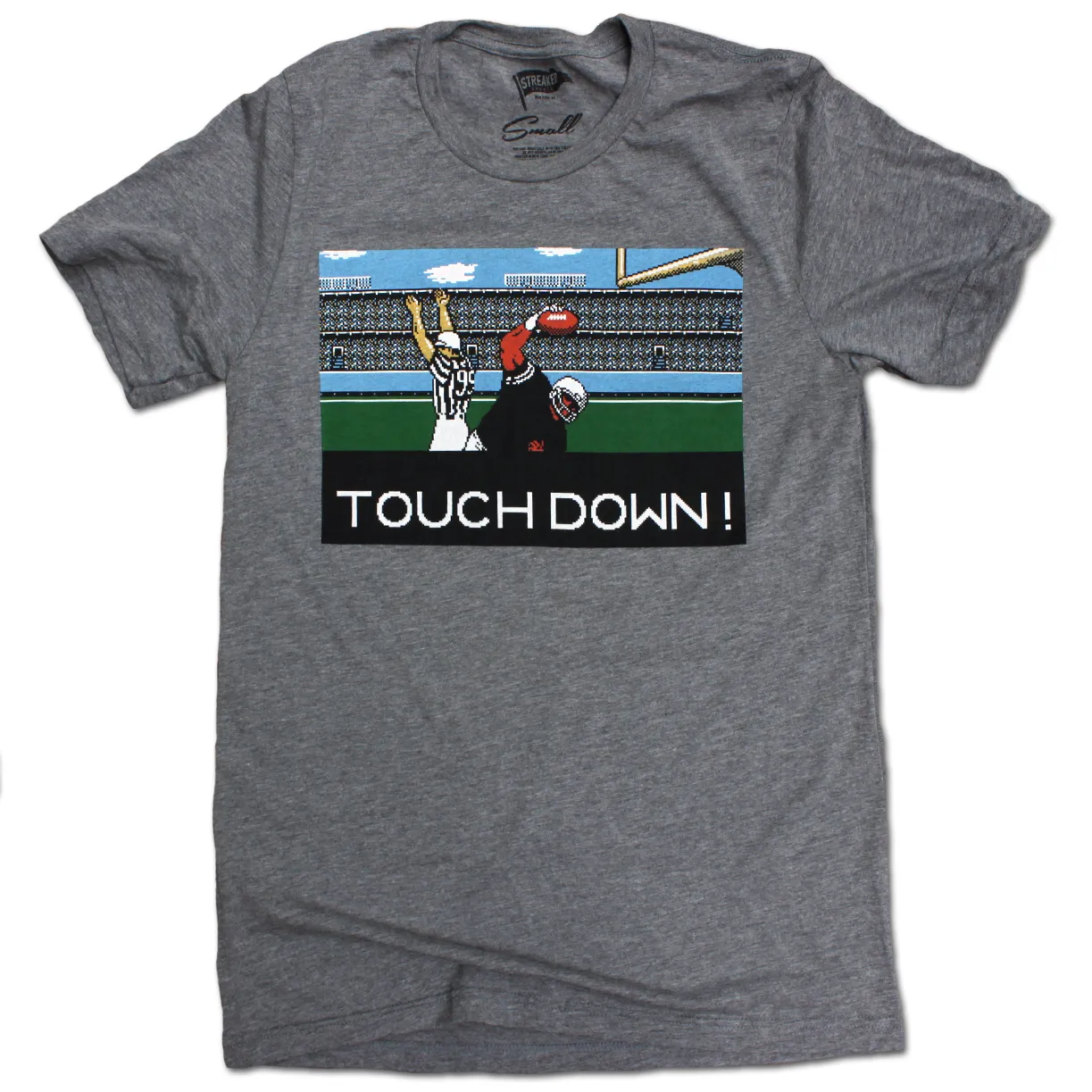 1991 TECMO Football Touch Down! Tee sold by Streaker Sports