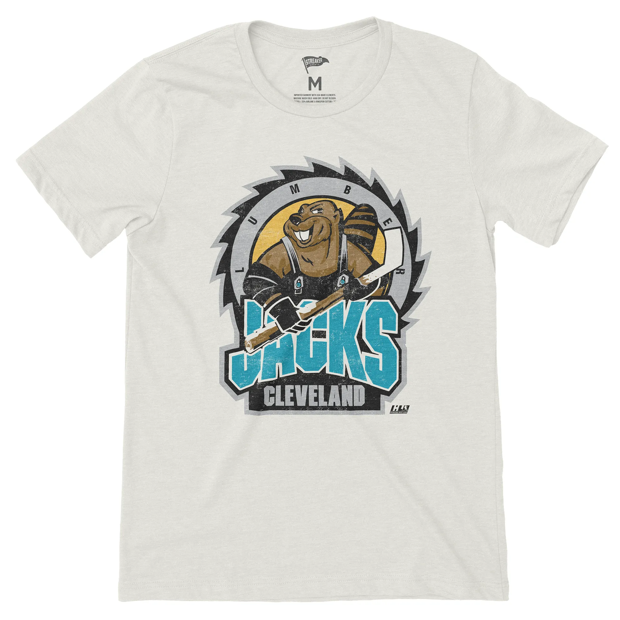 1994 Cleveland Lumberjacks Tee sold by Streaker Sports