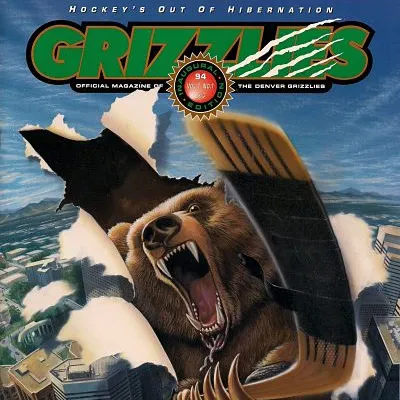 1994 Denver Grizzlies Tee sold by Streaker Sports product image thumbnail 2