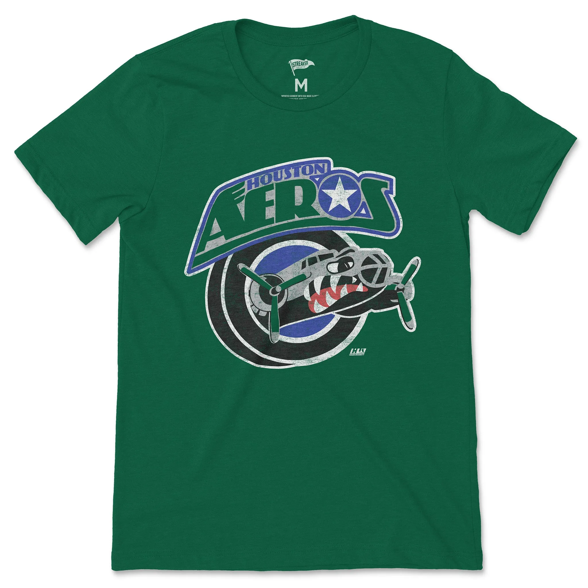 1994 Houston Aeros Tee sold by Streaker Sports