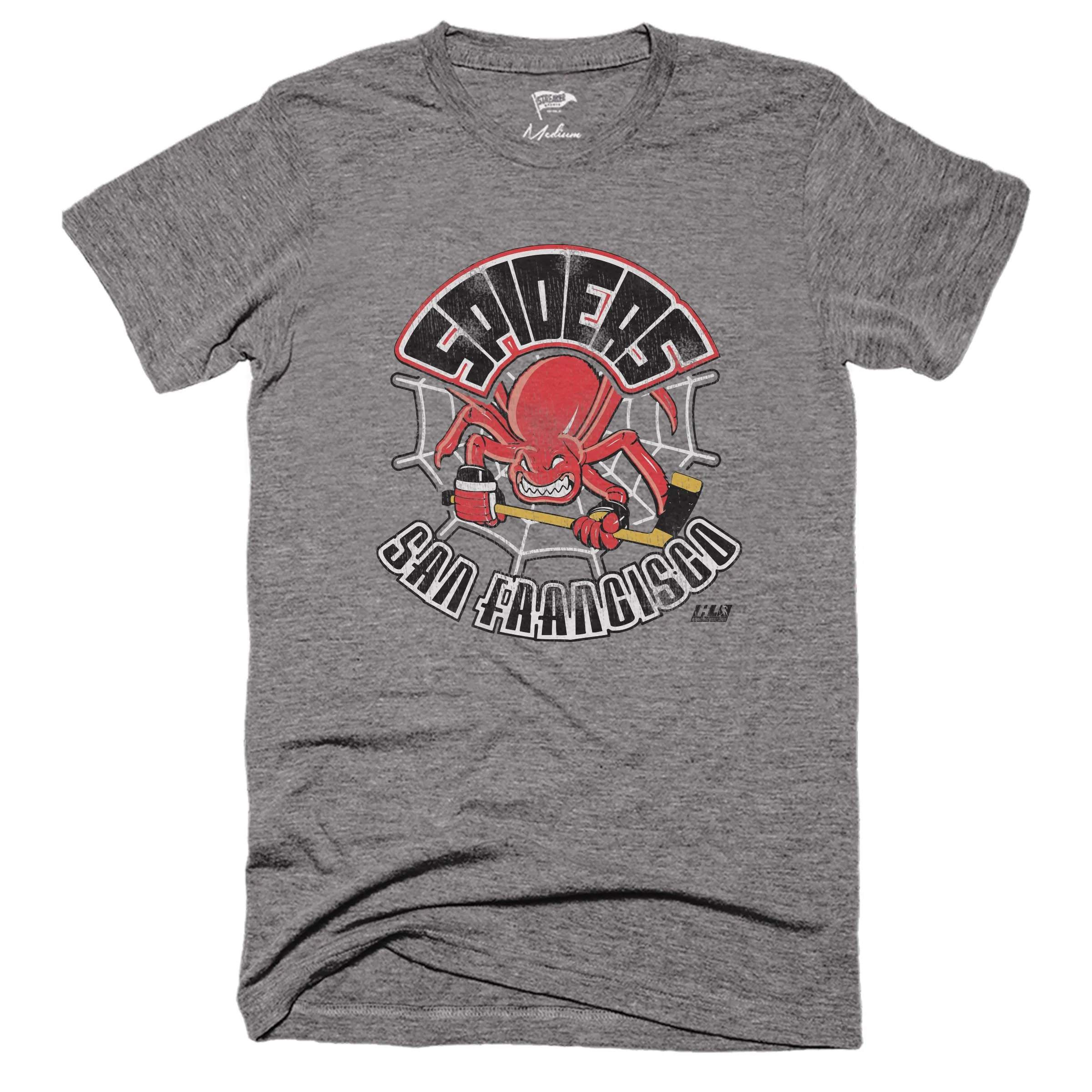 1995 San Francisco Spiders Tee sold by Streaker Sports