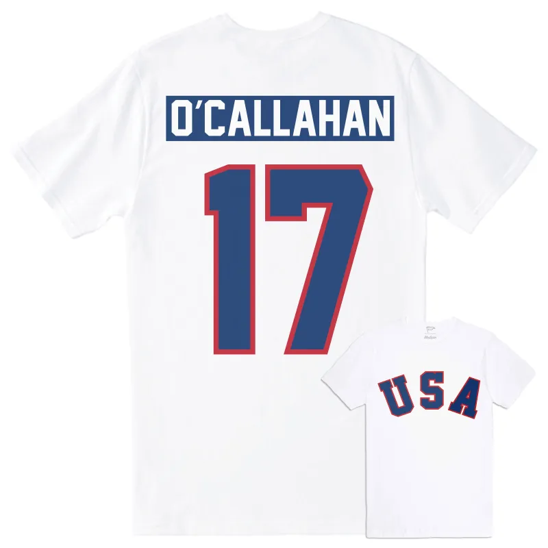 1980 Jack O'Callahan Home Jersey Tee sold by Streaker Sports