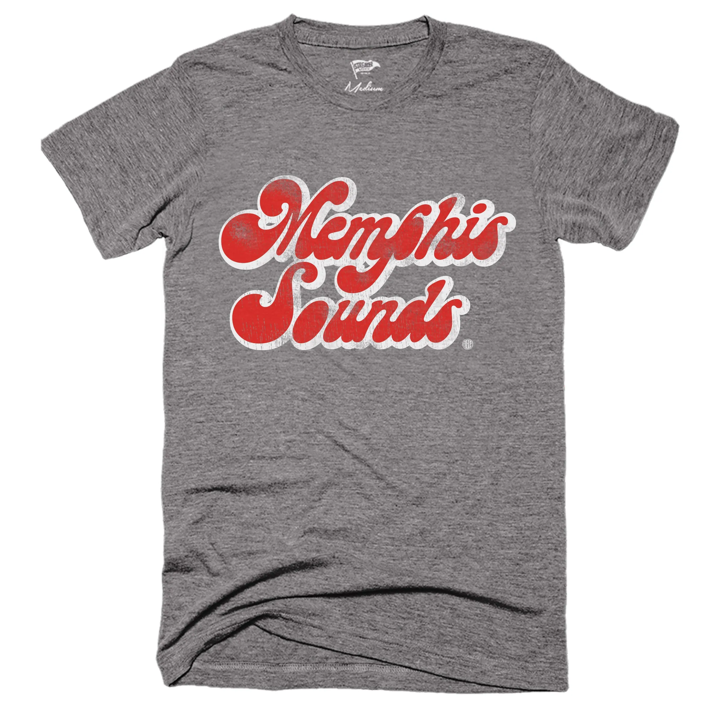 1974 Memphis Sounds Wordmark Tee sold by Streaker Sports