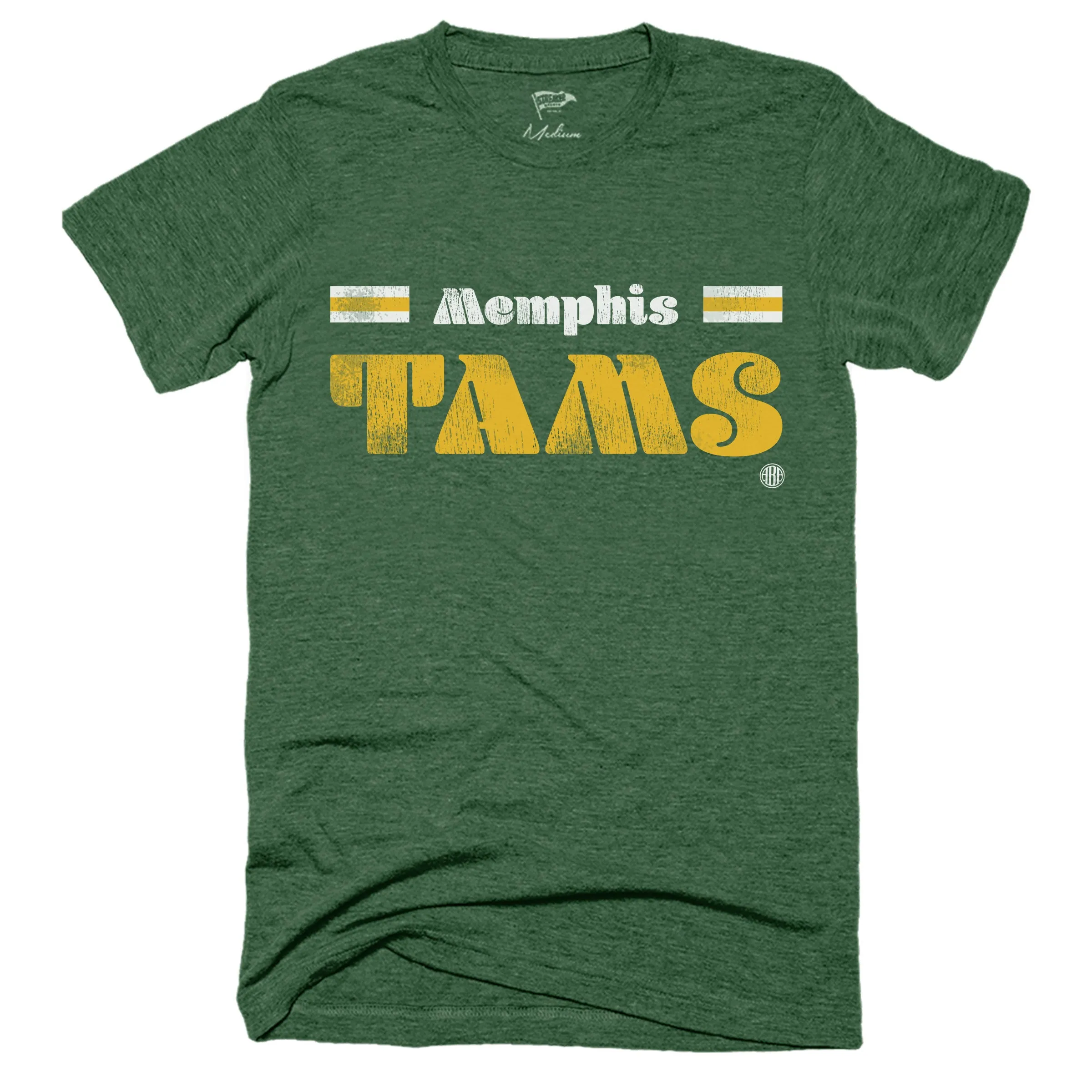 1972 Memphis Tams Wordmark Tee sold by Streaker Sports