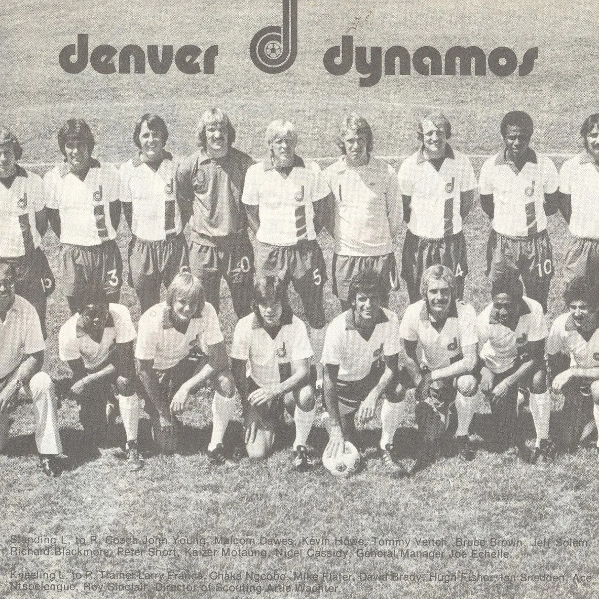 1974 Denver Dynamos Tee sold by Streaker Sports product image thumbnail 2