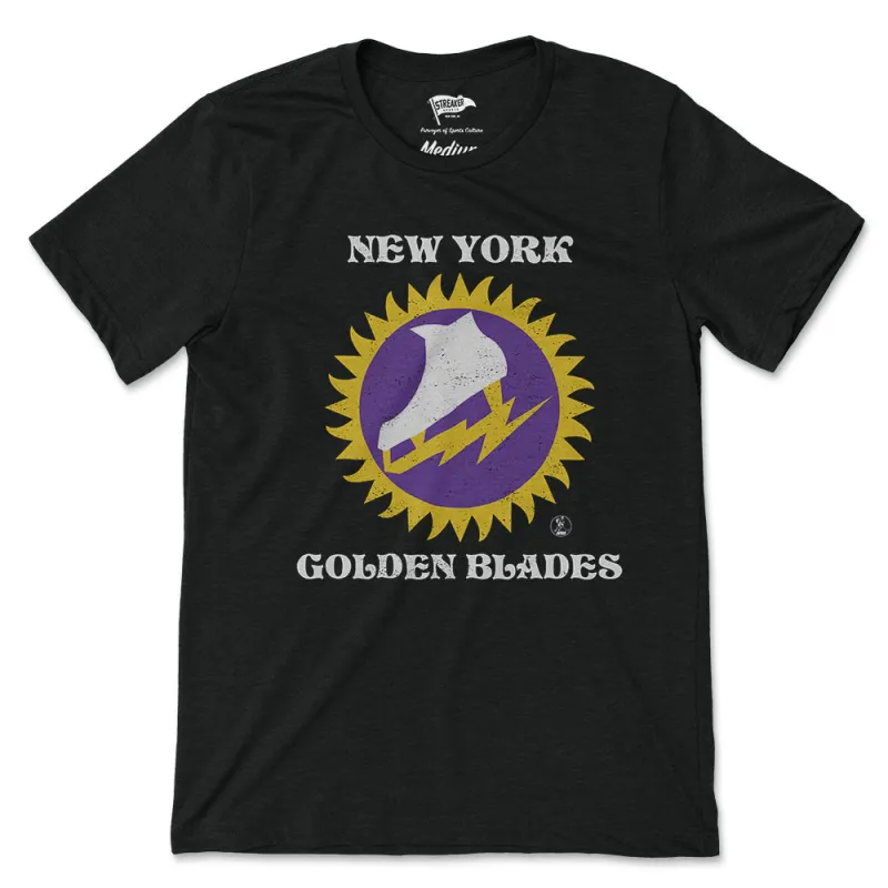 1973 New York Golden Blades Tee sold by Streaker Sports