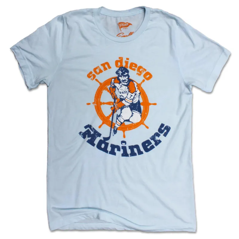 1974 San Diego Mariners Tee sold by Streaker Sports