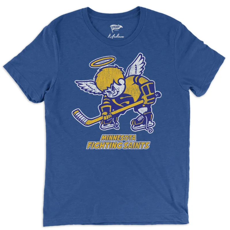 1973 Minnesota Fighting Saints Tee sold by Streaker Sports