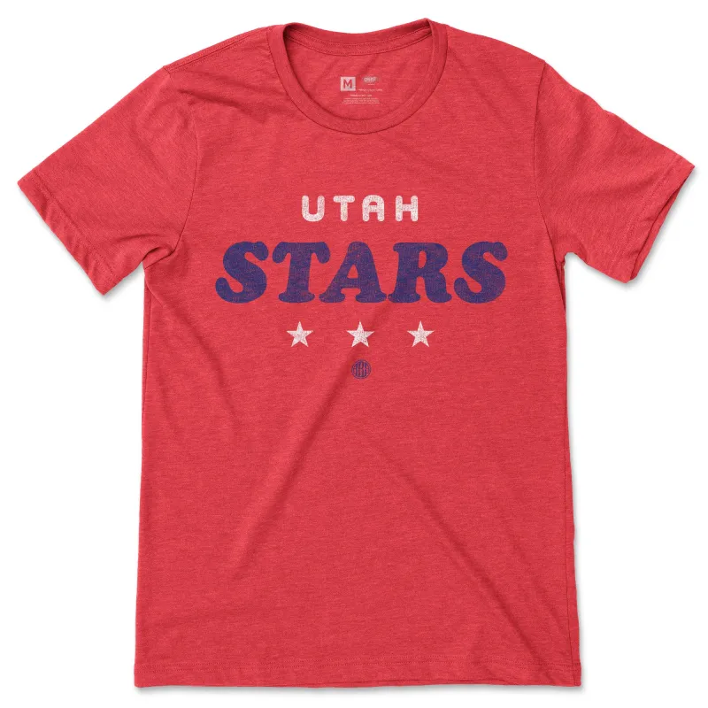 1970 Utah Stars Wordmark Tee sold by Streaker Sports