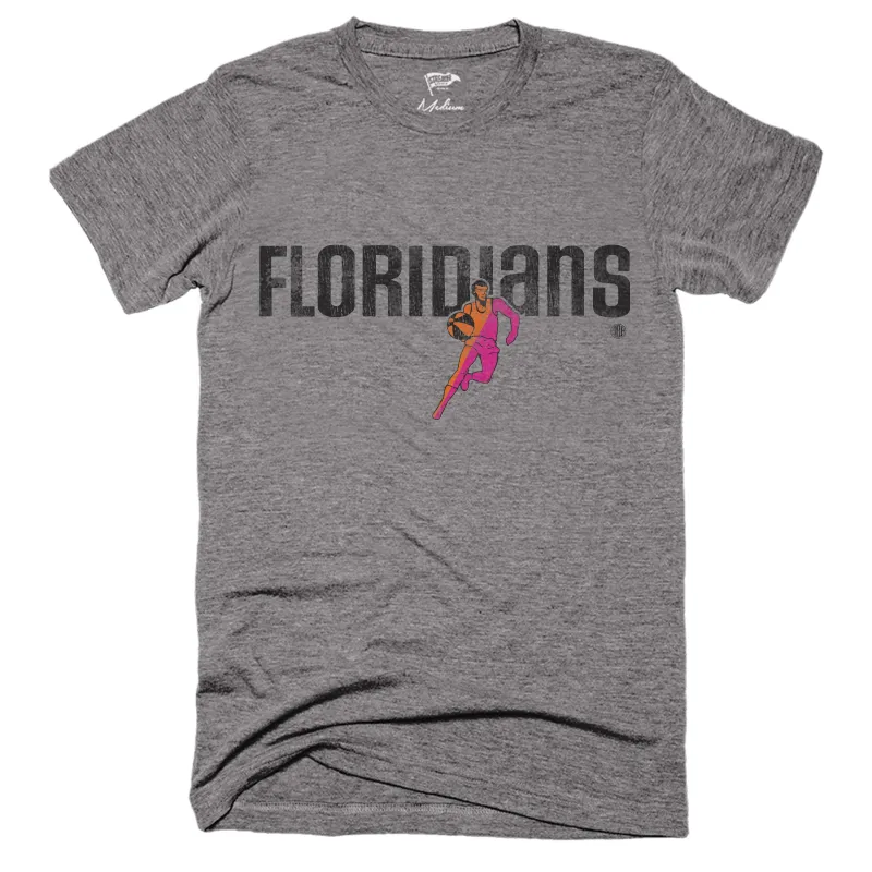1970 The Floridians Basketball Tee sold by Streaker Sports