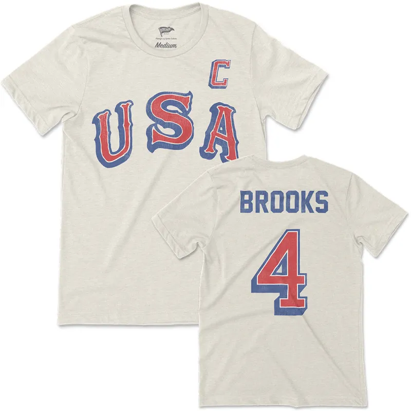 1968 Herb Brooks Jersey Tee sold by Streaker Sports